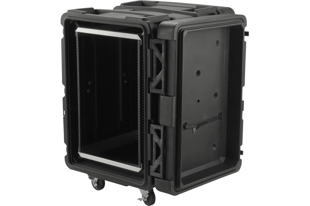SKB - rSeries - 16U Shock Rack - Zwart - 24-inch diep - met Wielen