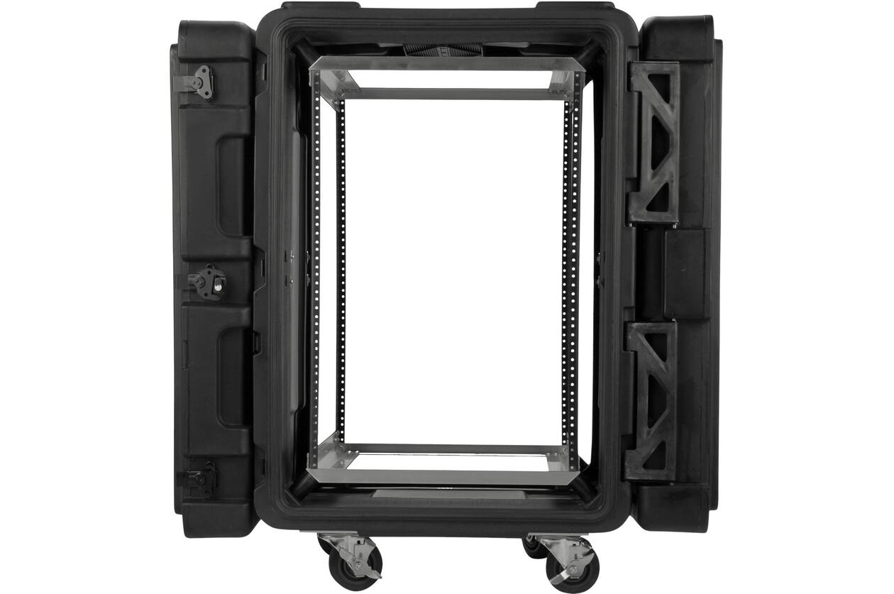 SKB - rSeries - 16U Shock Rack - Zwart - 24-inch diep - met Wielen