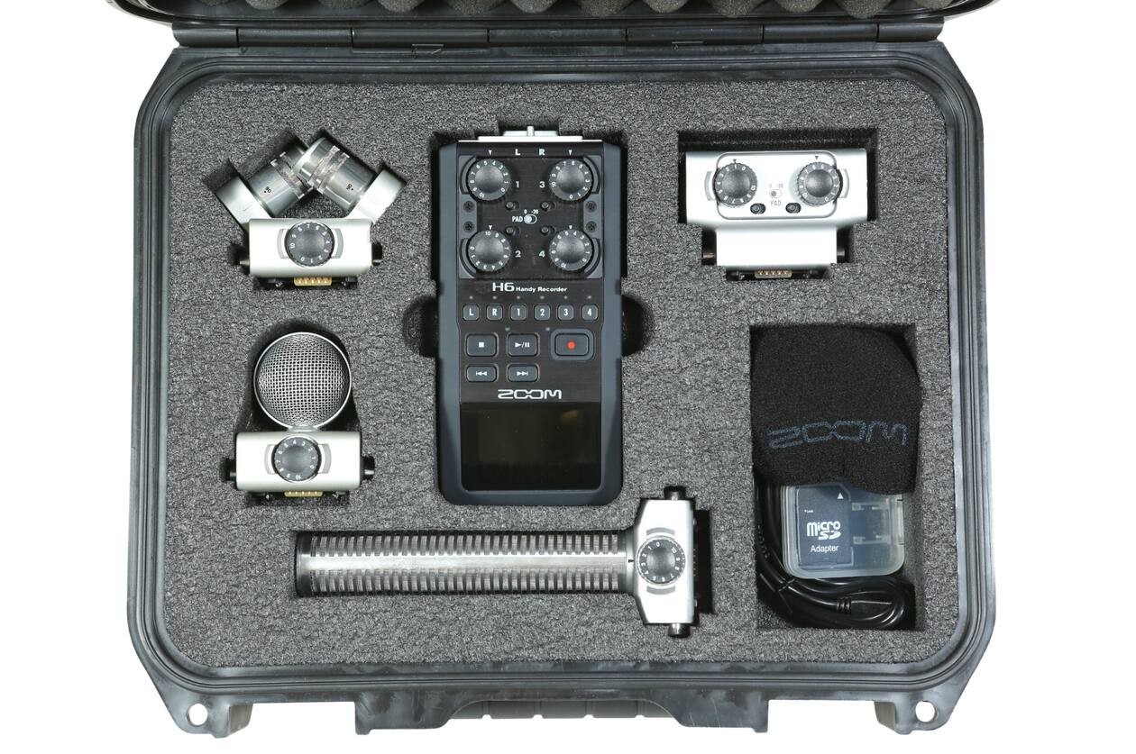 SKB - iSeries 1209-4 - Waterdichte Koffer - Zoom H6 Broadcast Recorder Kit Inlay