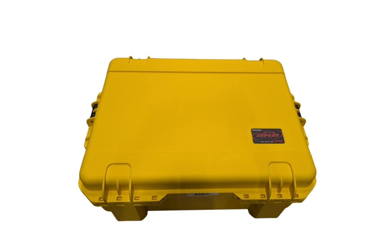 SKB - iSeries 2217-8 - Waterdichte Koffer - Geel - Leeg