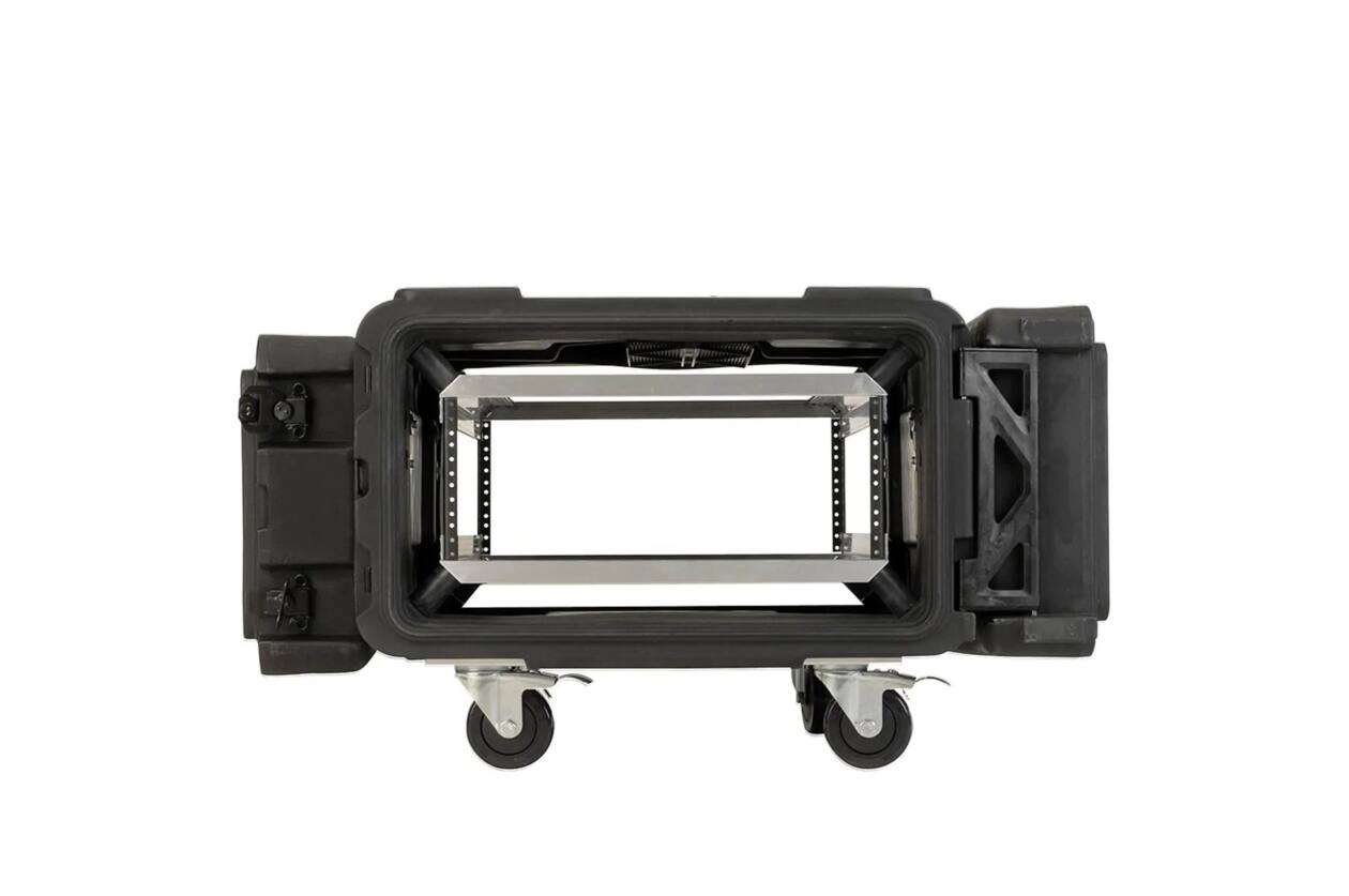 SKB - rSeries - 4U Shock Rack - Groen - 30-inch diep - met Wielen