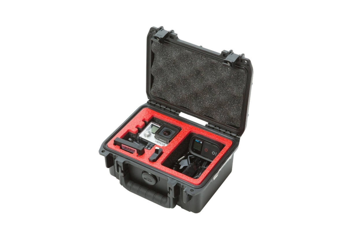 SKB - iSeries 0705-3 - Waterdichte Koffer - Zwart - GoPro Inlay