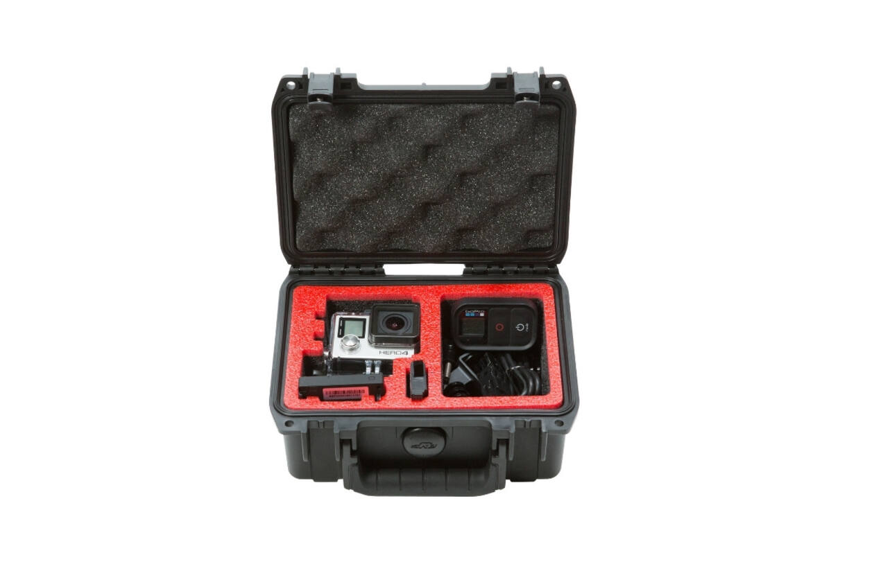 SKB - iSeries 0705-3 - Waterdichte Koffer - Zwart - GoPro Inlay