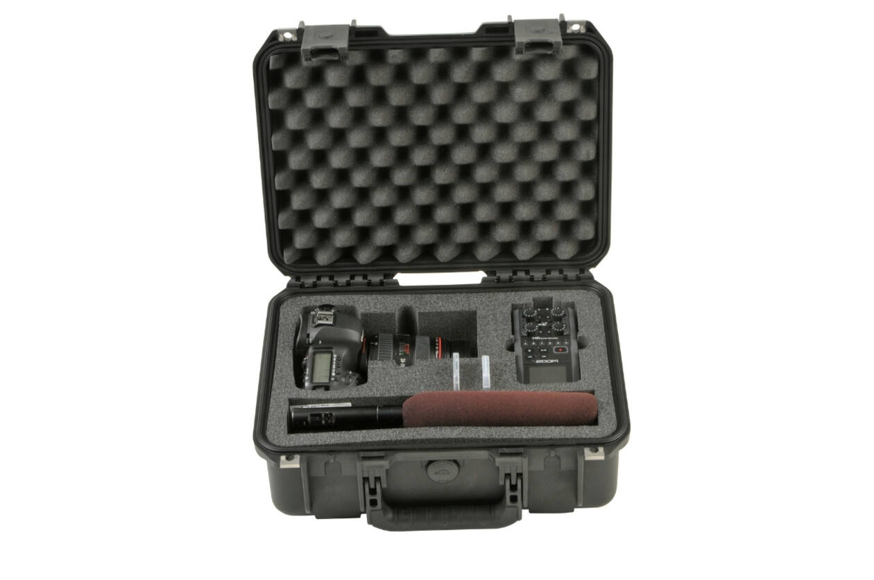 SKB - iSeries - Waterdichte Koffer - Zwart - DSLR Recorder Combo Inlay