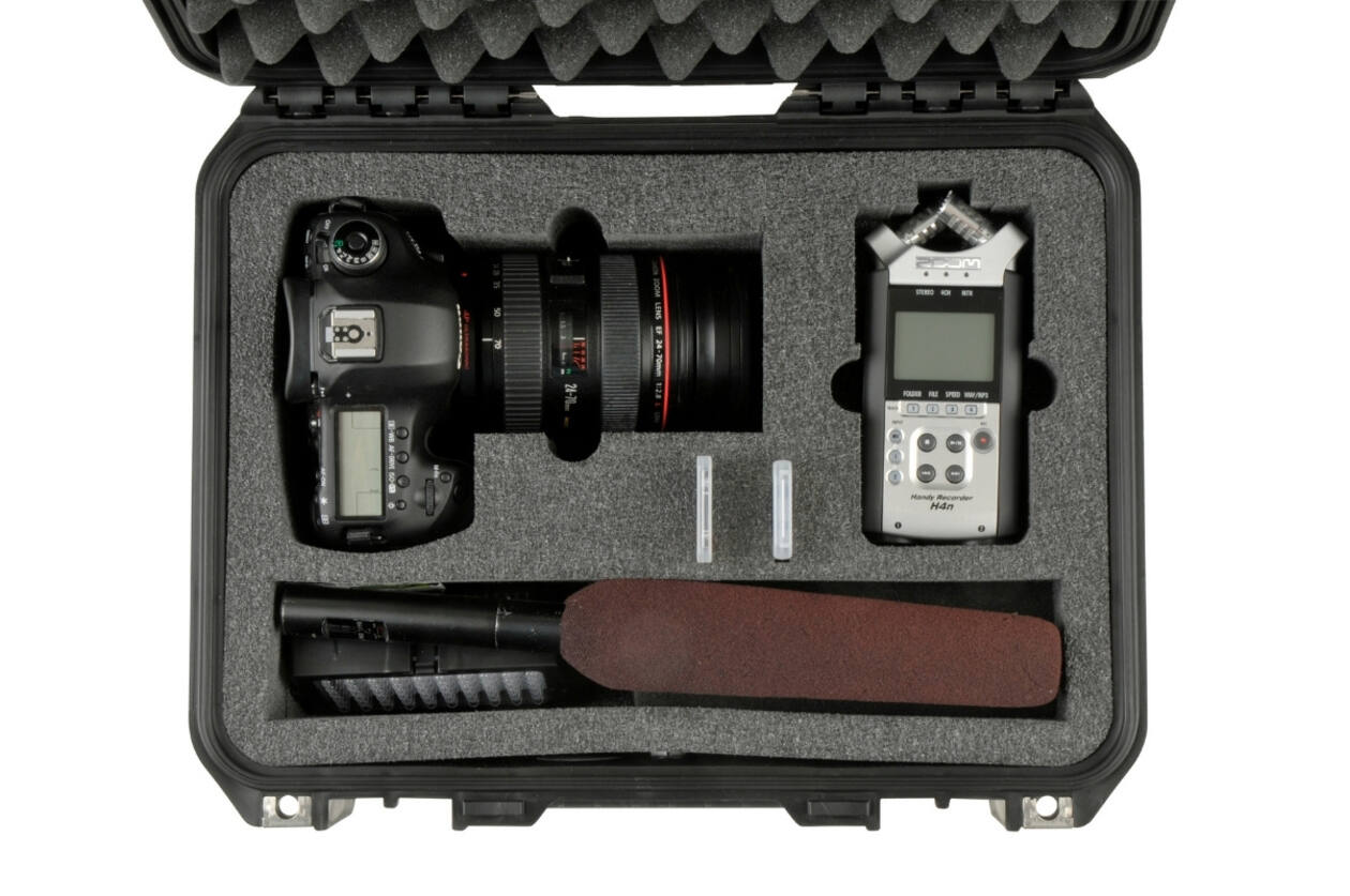 SKB - iSeries - Waterdichte Koffer - Zwart - DSLR Recorder Combo Inlay