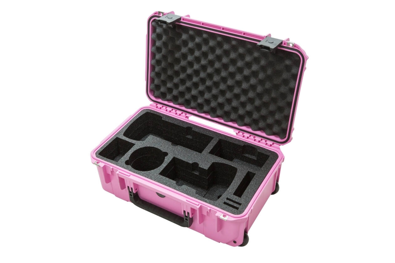 SKB - iSeries - Waterdichte Koffer - Roze - Twee DSLR’s en Twee Lenzen Inlay