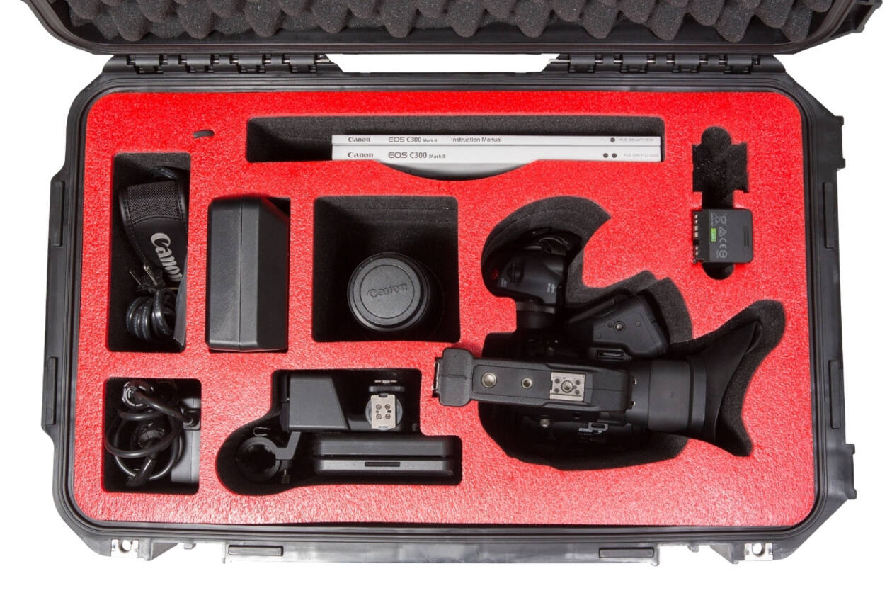SKB - iSeries - Waterdichte koffer - Zwart - Canon C300 Mark II Inlay