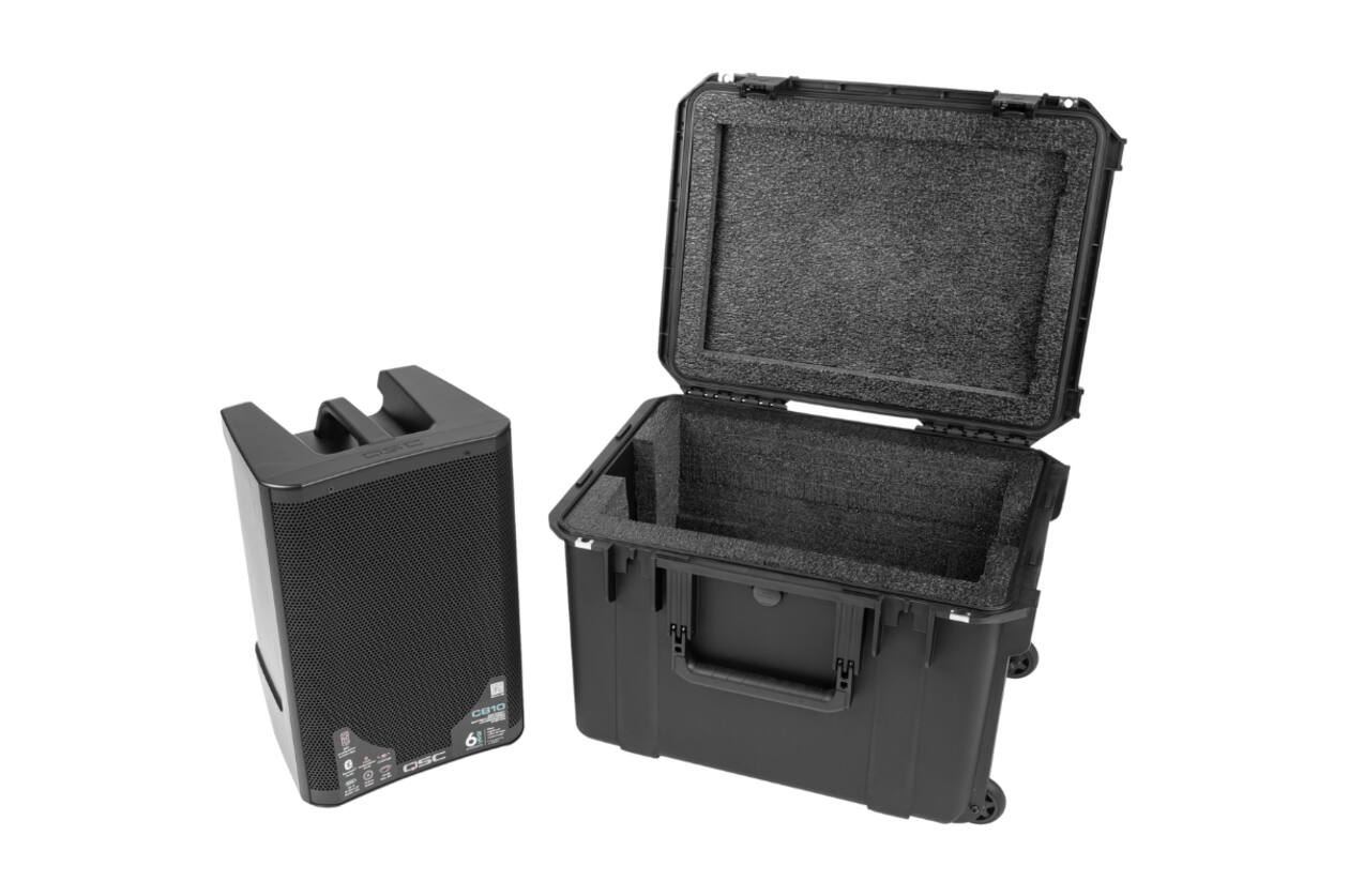 SKB - iSeries 2015-14 - Waterdichte Koffer - Zwart - QSC CB10 Luidspreker Inlay