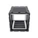 SKB - 3RS Series - 11U Niet-Verwijderbare Shock Rack - Zwart - 24-inch diep