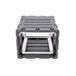 SKB - 3RS Series - 7U Niet-Verwijderbare Shock Rack - Zwart - 24-inch diep