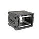SKB - rSeries - 6U Rijdende Shock Rack - Zwart - 20-inch diep - met Wielen
