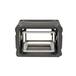 SKB - rSeries - 6U Rijdende Shock Rack - Zwart - 20-inch diep - met Wielen