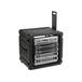 SKB - rSeries - 10U Rijdende Shock Rack - Zwart - 20-inch diep - met Wielen