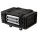 SKB - rSeries - 4U Shock Rack - Zwart - 24-inch diep - met Wielen