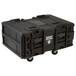 SKB - rSeries - 4U Shock Rack - Zwart - 24-inch diep - met Wielen