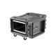 SKB - rSeries - 6U Shock Rack - Zwart - 28-inch diep - met Wielen