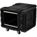 SKB - rSeries - 8U Shock Rack - Zwart - 28-inch diep - met Wielen