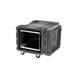 SKB - rSeries - 8U Shock Rack - Zwart - 30-inch diep - met Wielen