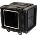 SKB - rSeries - 10U Shock Rack - Zwart - 24-inch diep - met Wielen
