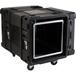 SKB - rSeries - 10U Shock Rack - Zwart - 30-inch diep - met Wielen