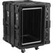 SKB - rSeries - 16U Shock Rack - Zwart - 24-inch diep - met Wielen