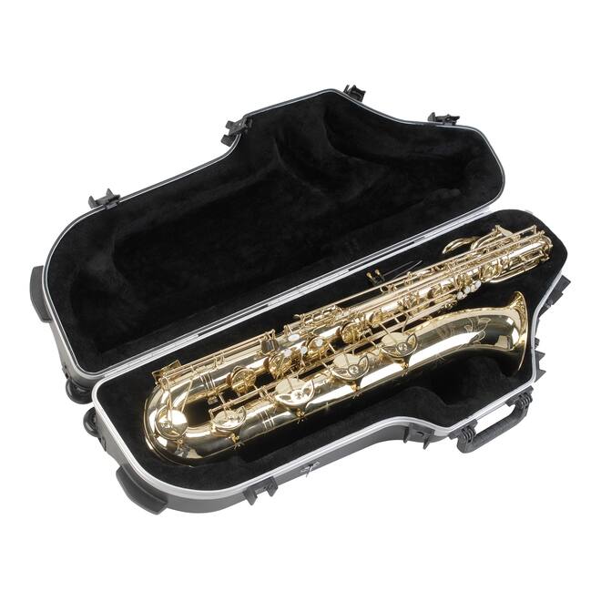 SKB - Contoured Pro Universele Bariton Saxofoon Koffer - met Wielen