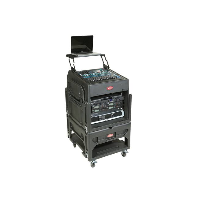 SKB - 123 cm A/V Plank voor 8U+ Schuine Top Racks