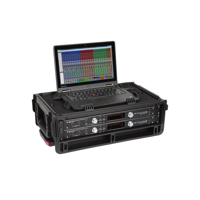SKB - 2U Studio Flyer Rack Koffer - met Wielen