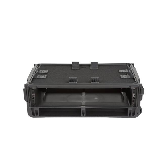 SKB - 2U Studio Flyer Rack Koffer - met Wielen