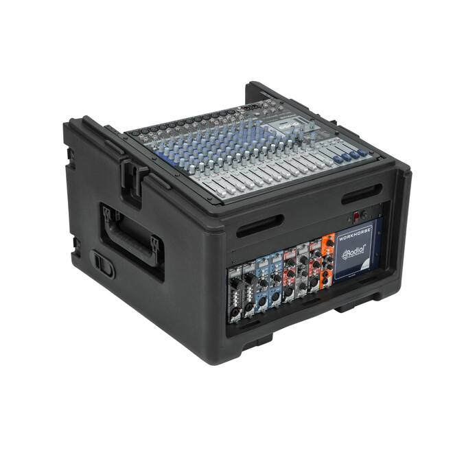 SKB - Compact Rack - 10U Top Rack & 4U Voor Rack - met Wielen