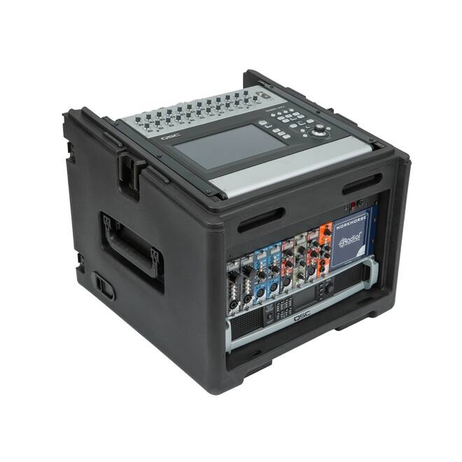 SKB - Compact Rack - 10U Top Rack & 6U Voor Rack - met Wielen
