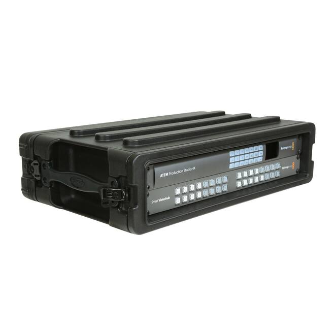 SKB - rSeries - 2U Shallow Rack met Stalen Rails - 10,7-inch diep