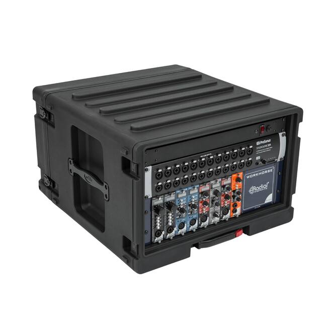 SKB - rSeries - 6U Space Roto-Molded Rack - met Wielen