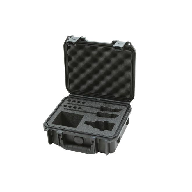 SKB - iSeries 0907-4 - Waterdichte Koffer - Zwart - Sennheiser SW Microfoon Inlay