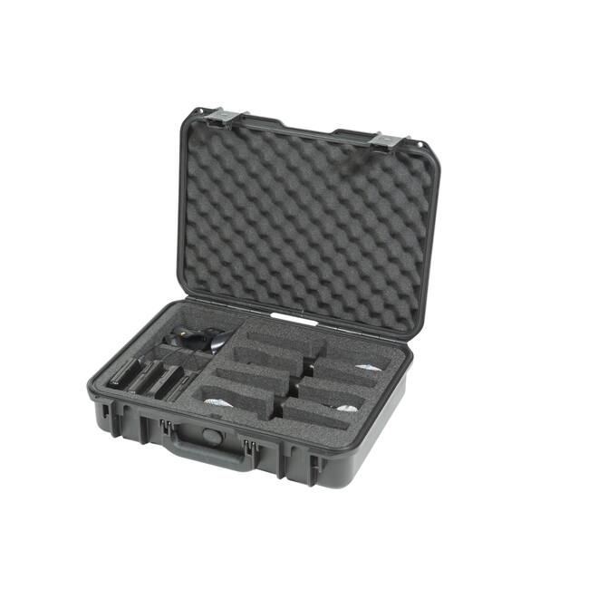 SKB - iSeries 1813-5 - Waterdichte Koffer - Zwart - Vier Draadloze Microfoons Inlay
