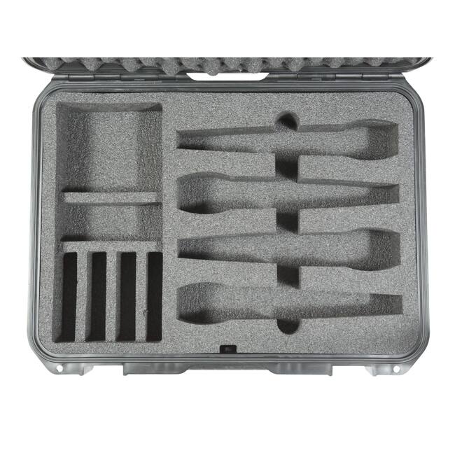 SKB - iSeries 1813-5 - Waterdichte Koffer - Zwart - Vier Draadloze Microfoons Inlay