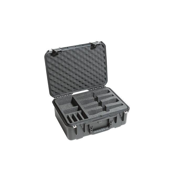 SKB - iSeries 3i-1813-7 - Waterdichte Koffer - Zwart - Acht Draadloze Microfoons Inlay