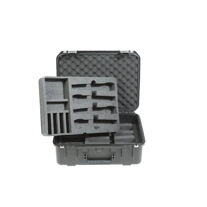 SKB - iSeries 3i-1813-7 - Waterdichte Koffer - Zwart - Acht Draadloze Microfoons Inlay