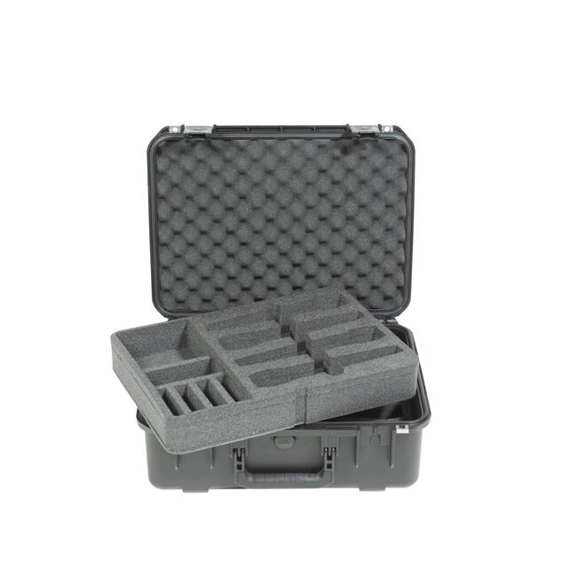 SKB - iSeries 3i-1813-7 - Waterdichte Koffer - Zwart - Acht Draadloze Microfoons Inlay