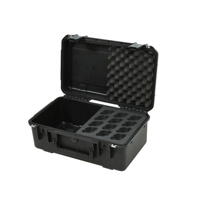 SKB - iSeries 3i-2011-8 - Waterdichte Koffer - Zwart - Twaalf Microfoons Inlay