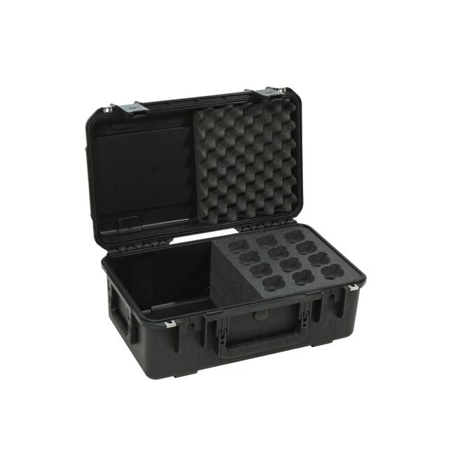 SKB - iSeries 3i-2011-8 - Waterdichte Koffer - Zwart - Twaalf Microfoons Inlay