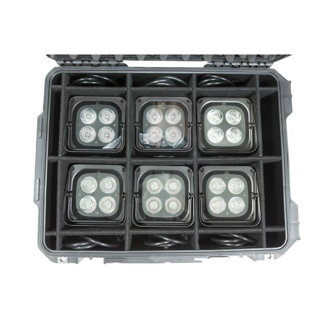 SKB - iSeries 2015-10 - Waterdichte Koffer - Zwart - Chauvet Freedom Par Inlay