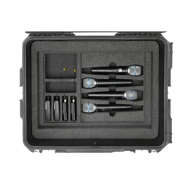 SKB - iSeries 3i-2217-10 - Waterdichte Koffer - Zwart - Draadloze Microfoon Fly Rack 2U