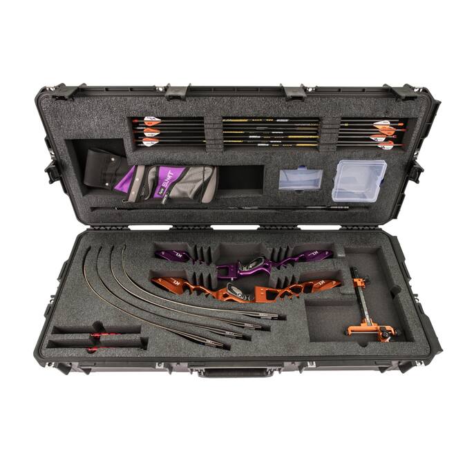 SKB - iSeries 4217-7 - Waterdichte Koffer - Zwart - Dubbele Recurve Boog Inlay
