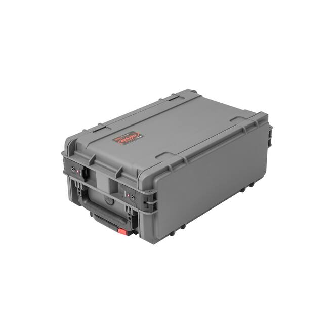 SKB - Donkergrijze 4U - Injectiegegoten 11-inch diepe Rack - met Wielen en Handvat