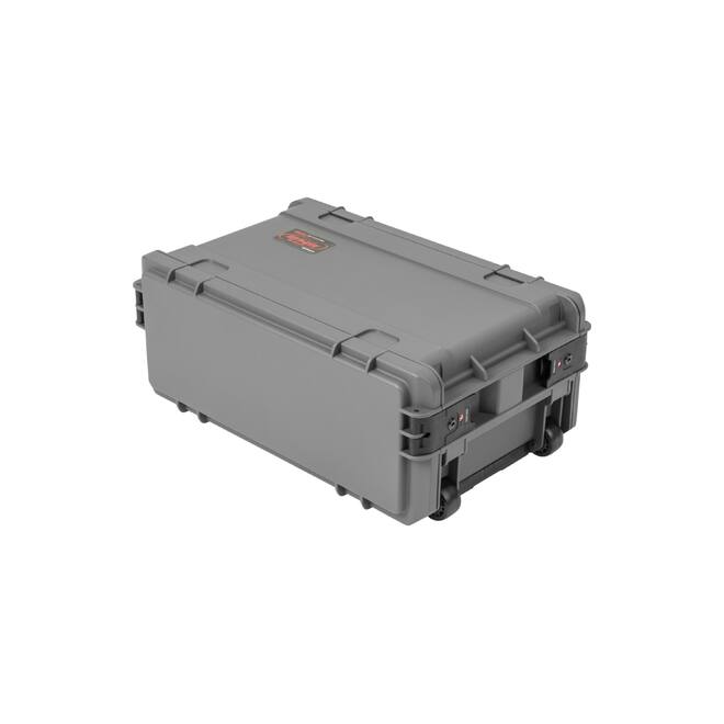 SKB - Donkergrijze 4U - Injectiegegoten 11-inch diepe Rack - met Wielen en Handvat