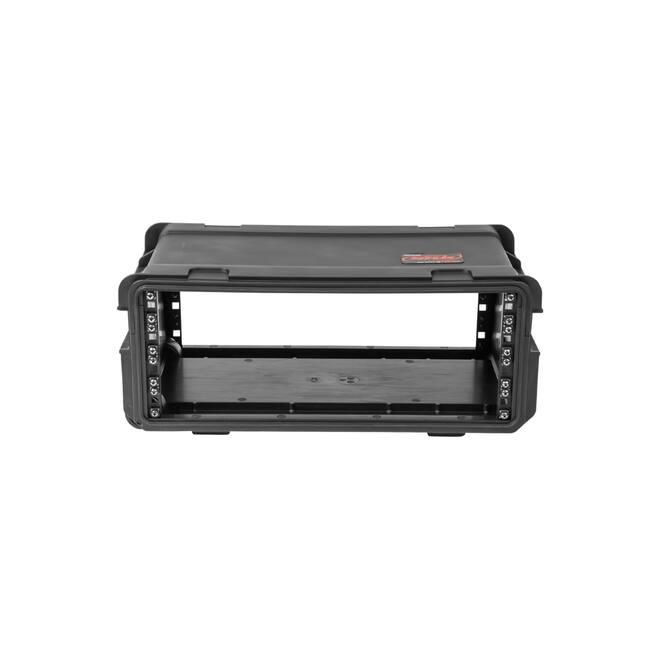 SKB - 4U Injectiegegoten - 28 cm Diepe Rack - met Wielen en Handvat