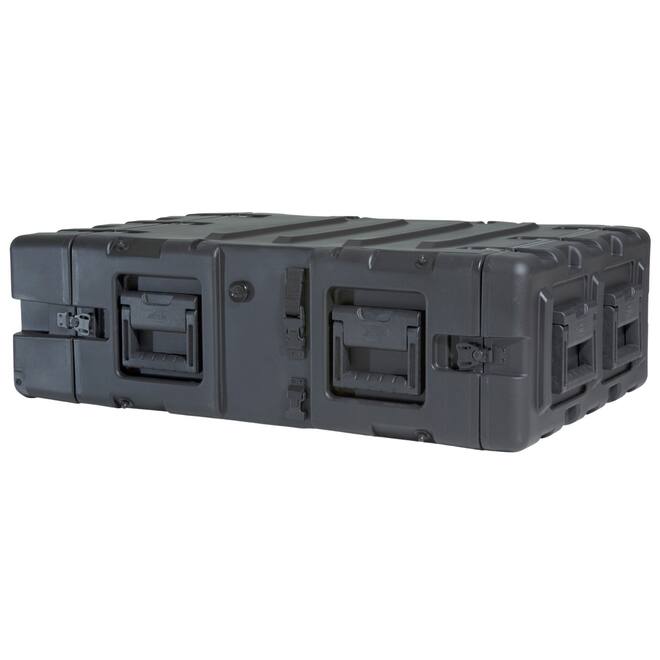 SKB - 3RR Series - 3U Verwijderbare Shock Rack - Zwart - 24-inch diep