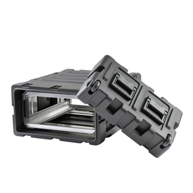 SKB - 3RR Series - 4U Verwijderbare Shock Rack - Zwart - 24-inch diep