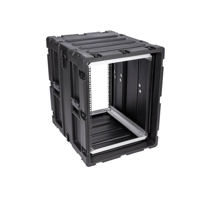 SKB - 3RS Series - 14U Niet-Verwijderbare Shock Rack - Zwart - 24-inch diep